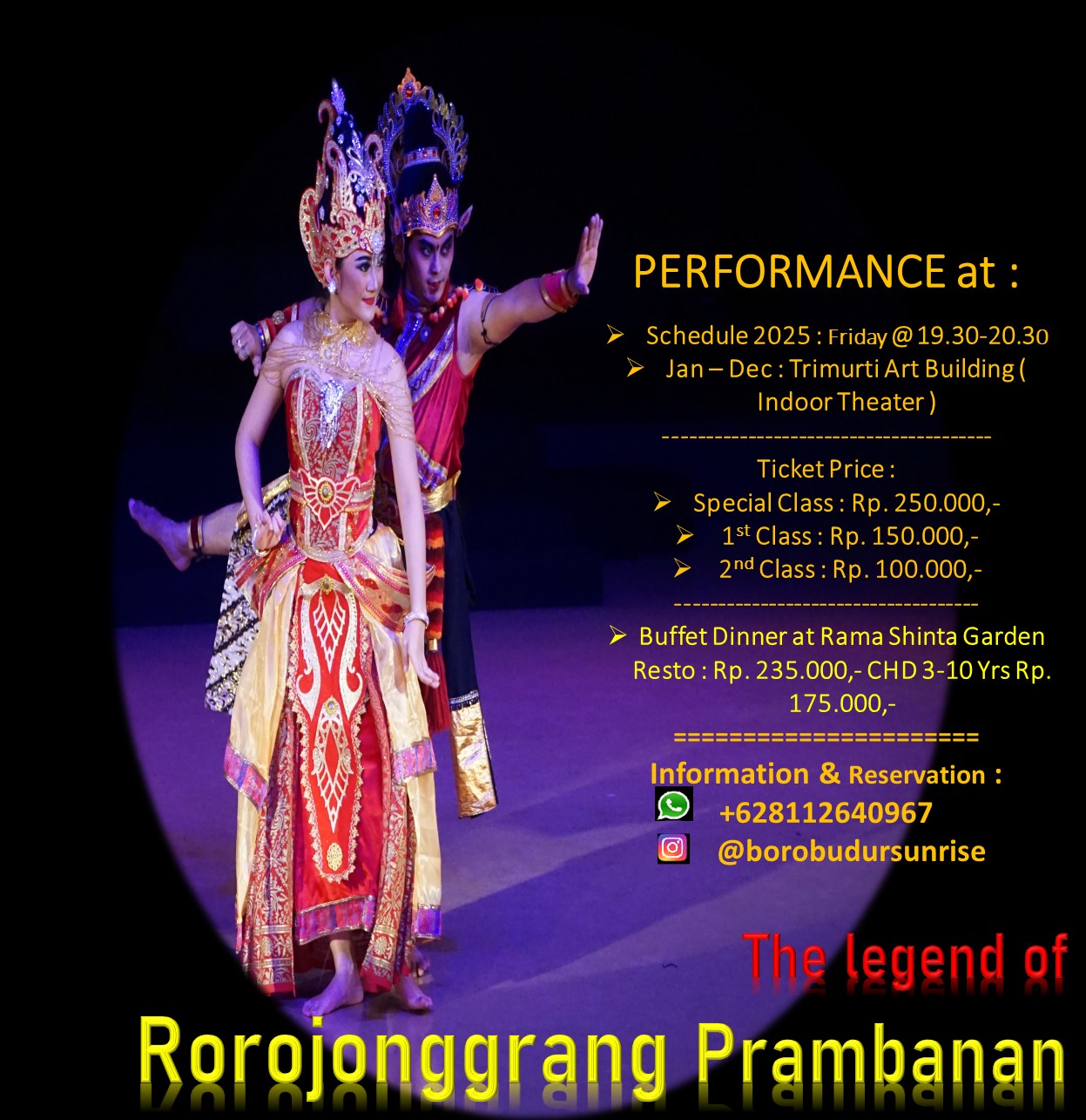 Legenda Roro Jonggrang Prambanan Ballet